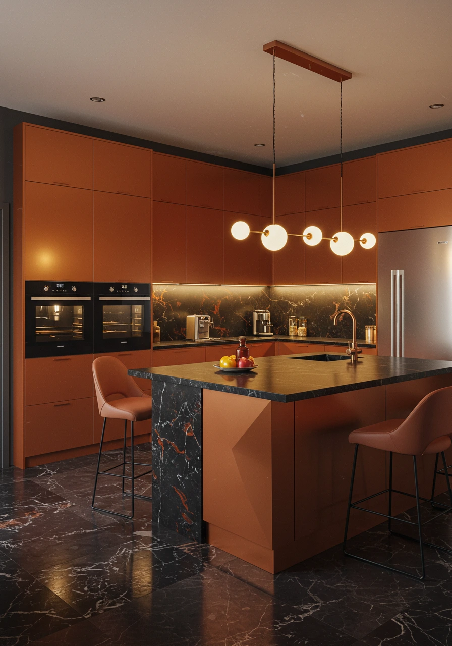 nivra__ultraluxury-modern-kitchen-interior-orange nivra__ultraluxury-modern-kitchen-interior-orange